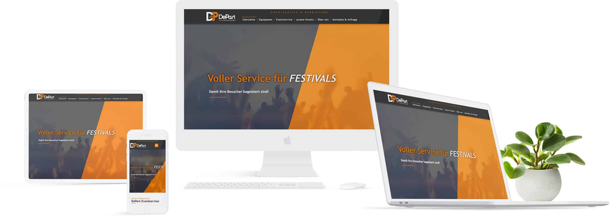 Website DePart Eventservice