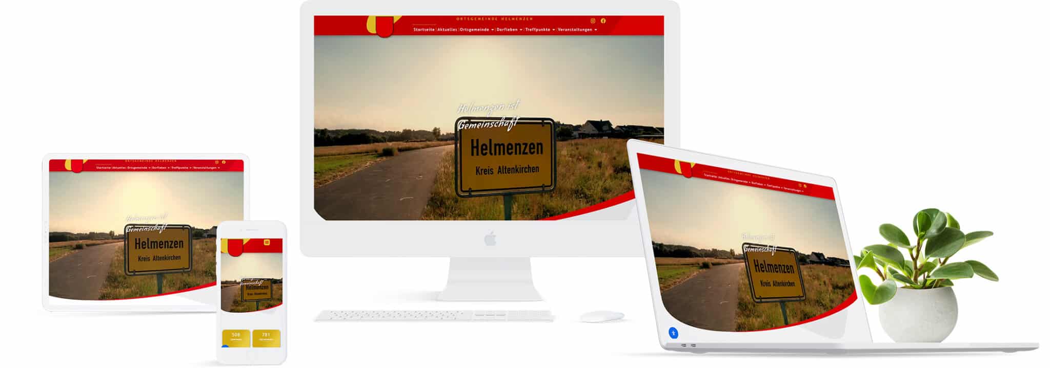 Website Helmenzen Ortsgemeinde